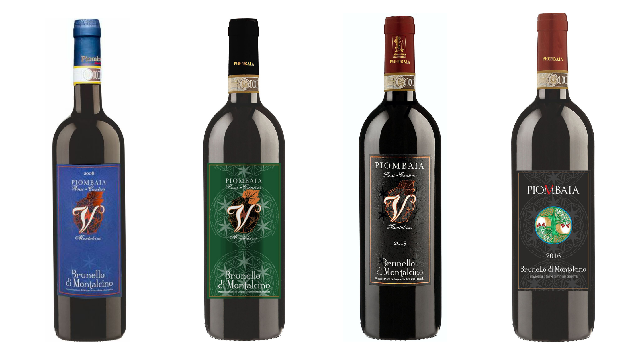 Verticale Brunello di Montalcino DOCG azienda Agricola Piombaia