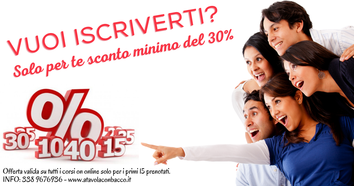 sconto per i nuovi iscritti